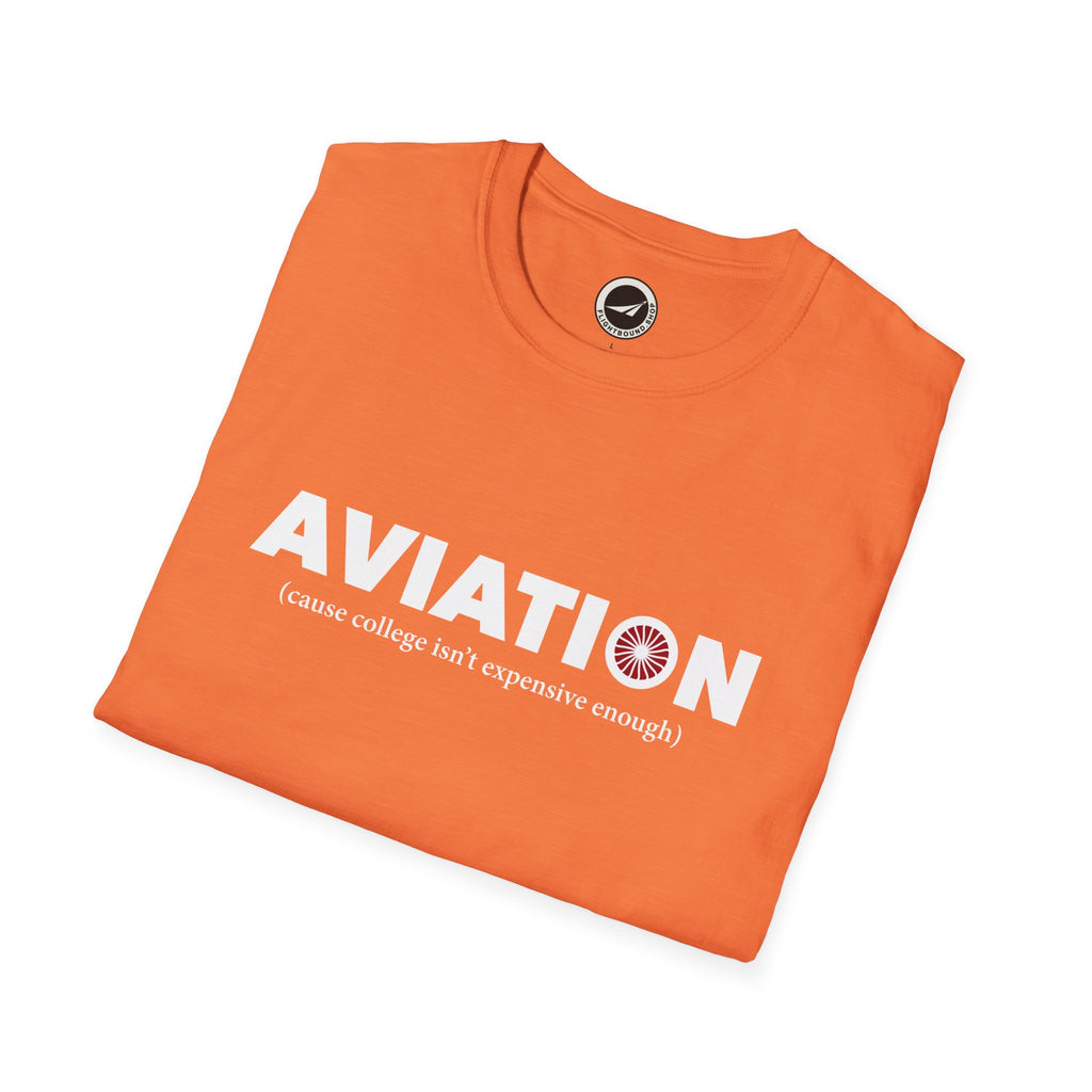 Aviation College Jet Aviation Tee