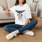 O Solo Mio Graphic T-Shirt — Retro Badge Winged Logo
