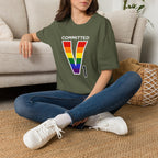 V1 Committed Rainbow Aviation Tee