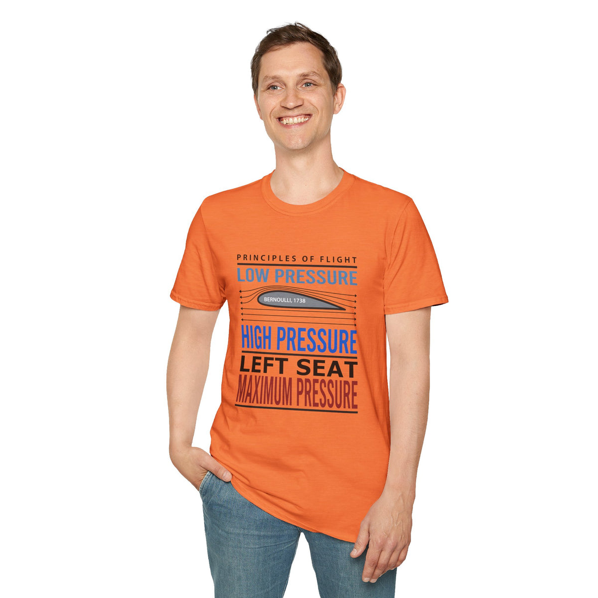 Left Seat Max Pressure Aviation Tee