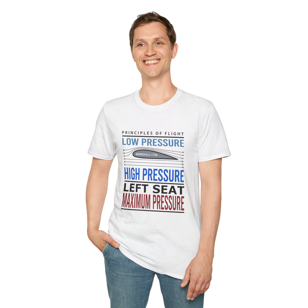 Left Seat Max Pressure Aviation Tee