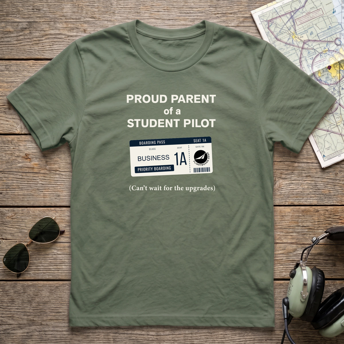 Can't Wait for the Upgrades™ Aviation Tee