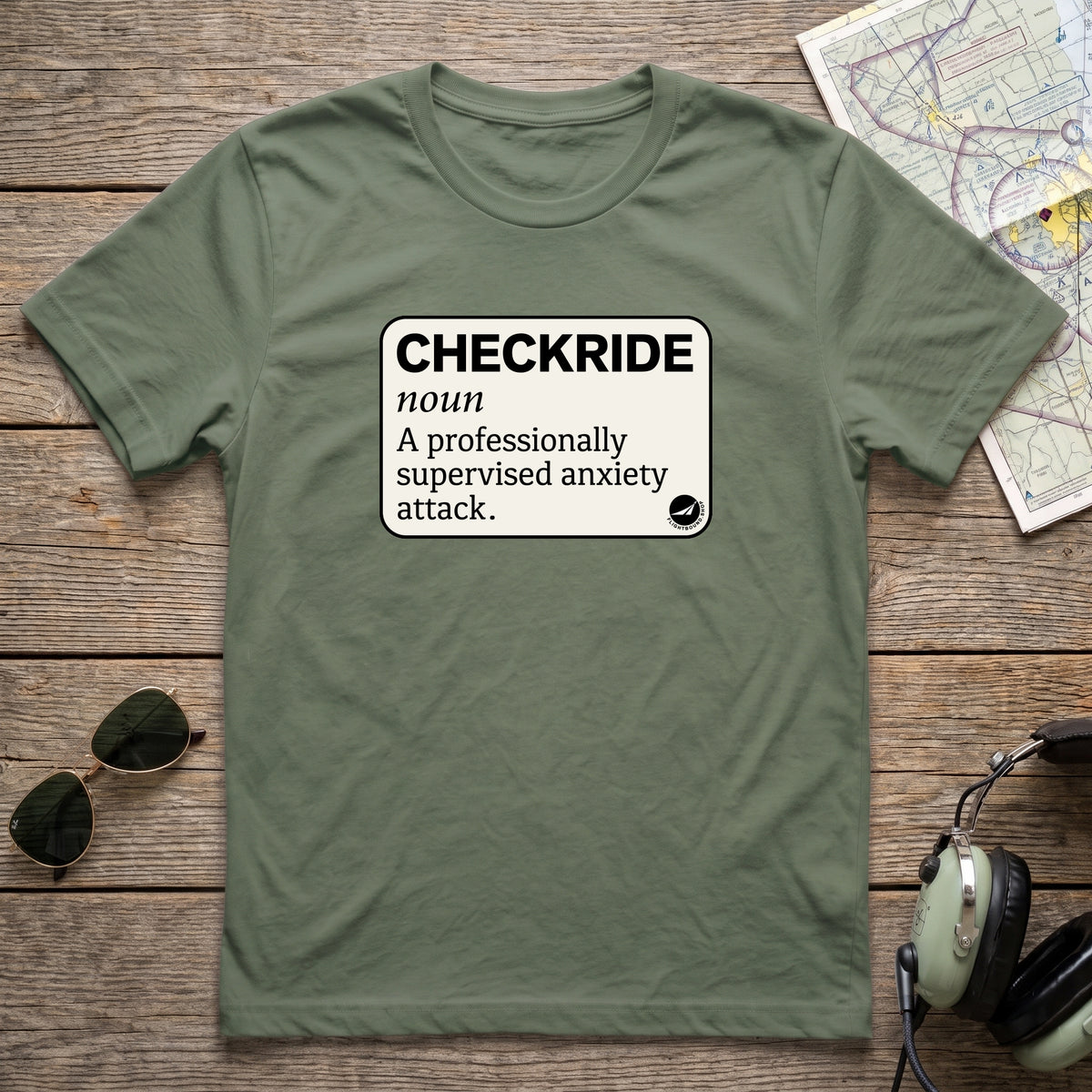 Checkride Definition Aviation Tee
