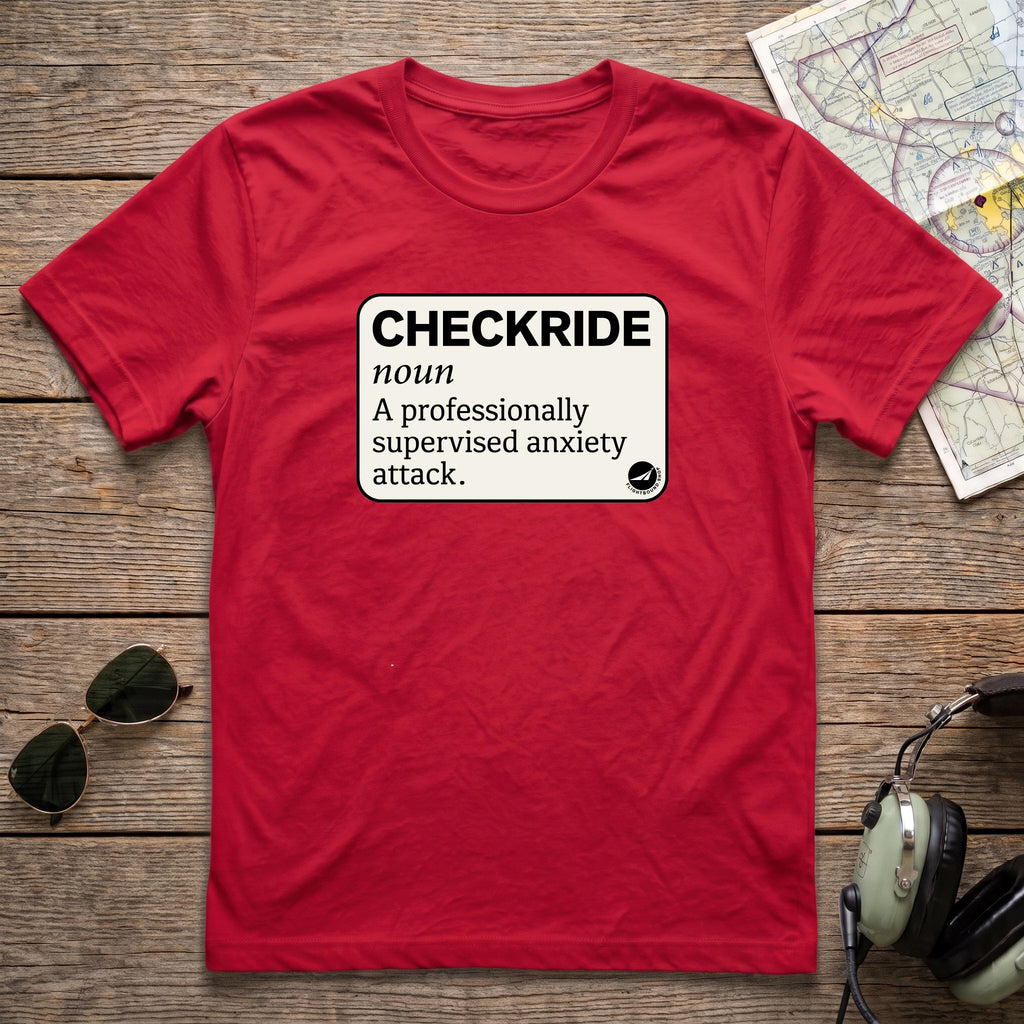 Checkride Definition Aviation Tee
