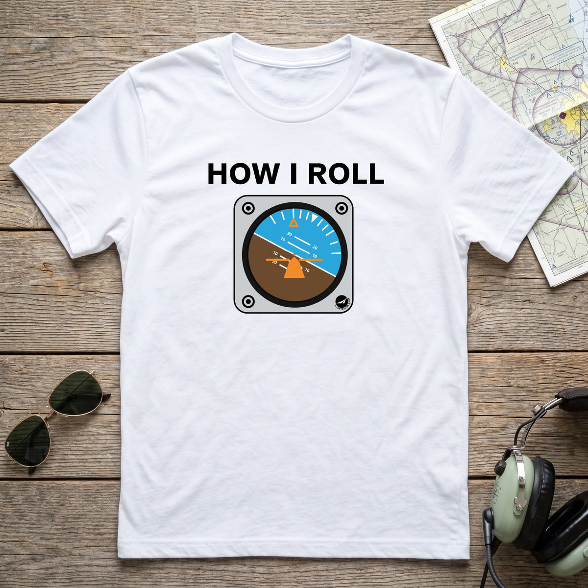 How I Roll™ Aviation Tee