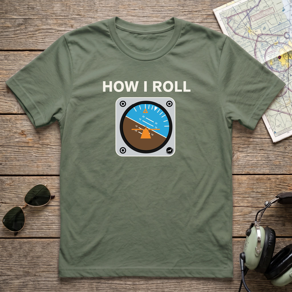 How I Roll™ Aviation Tee