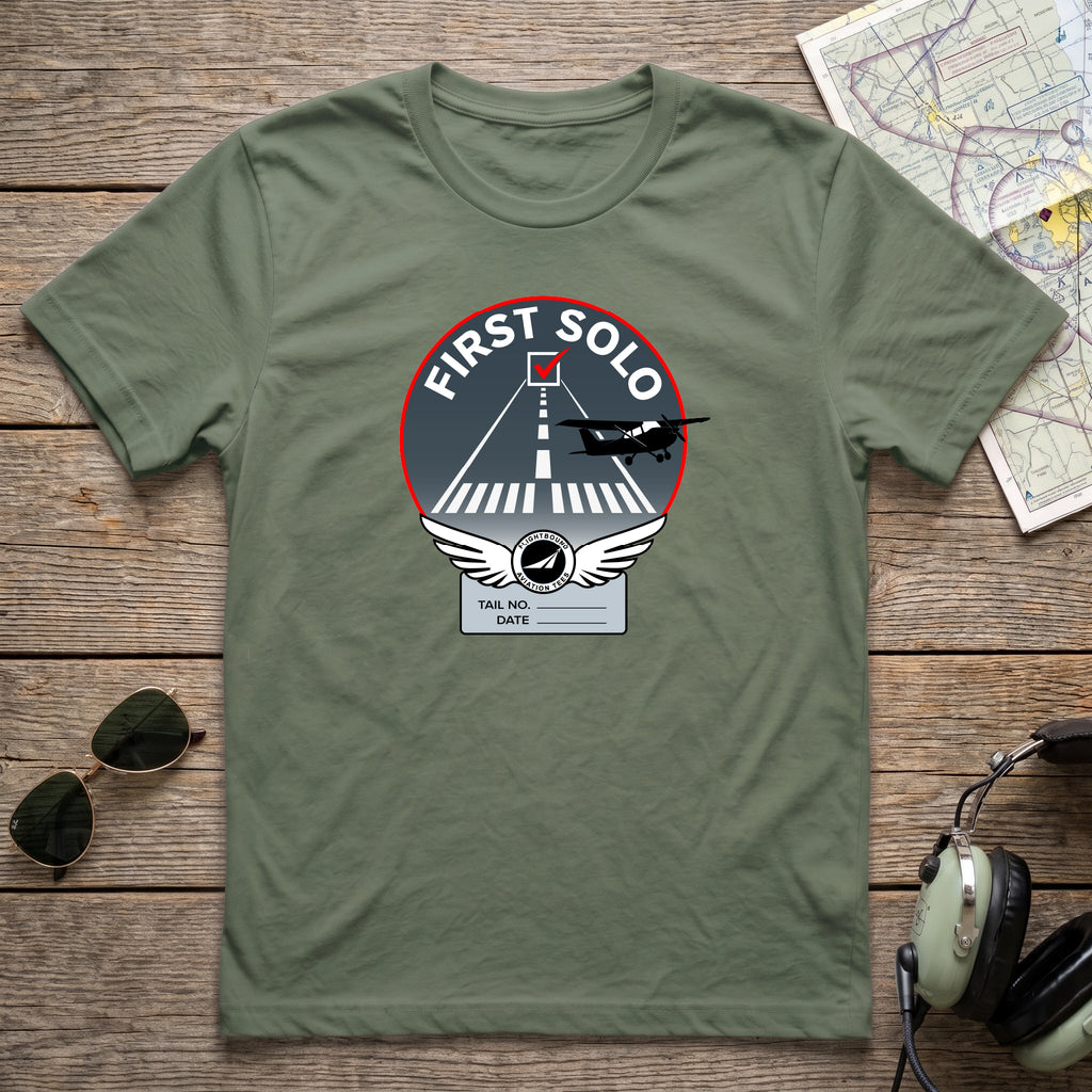 First Solo Aviation Tee