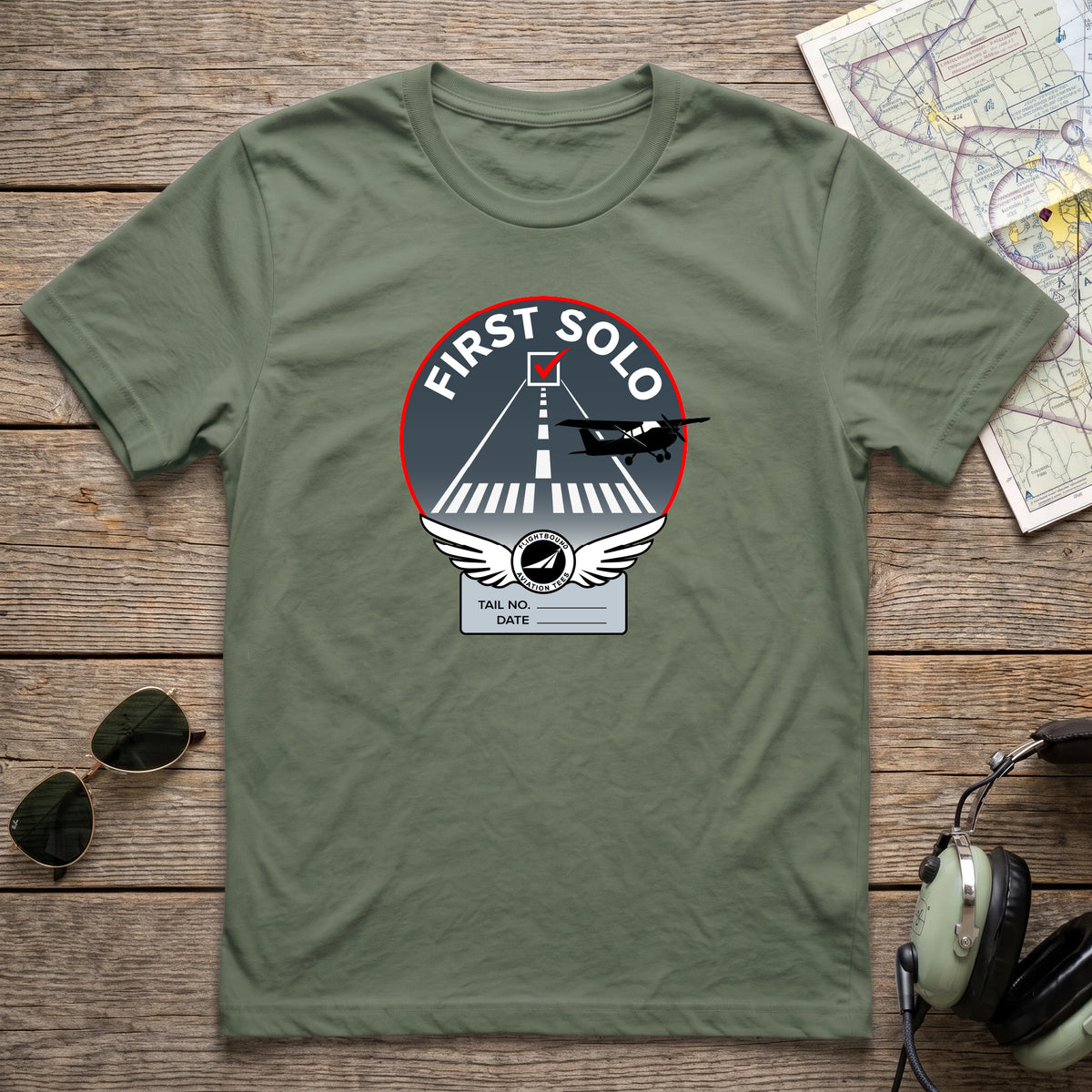 First Solo Aviation Tee