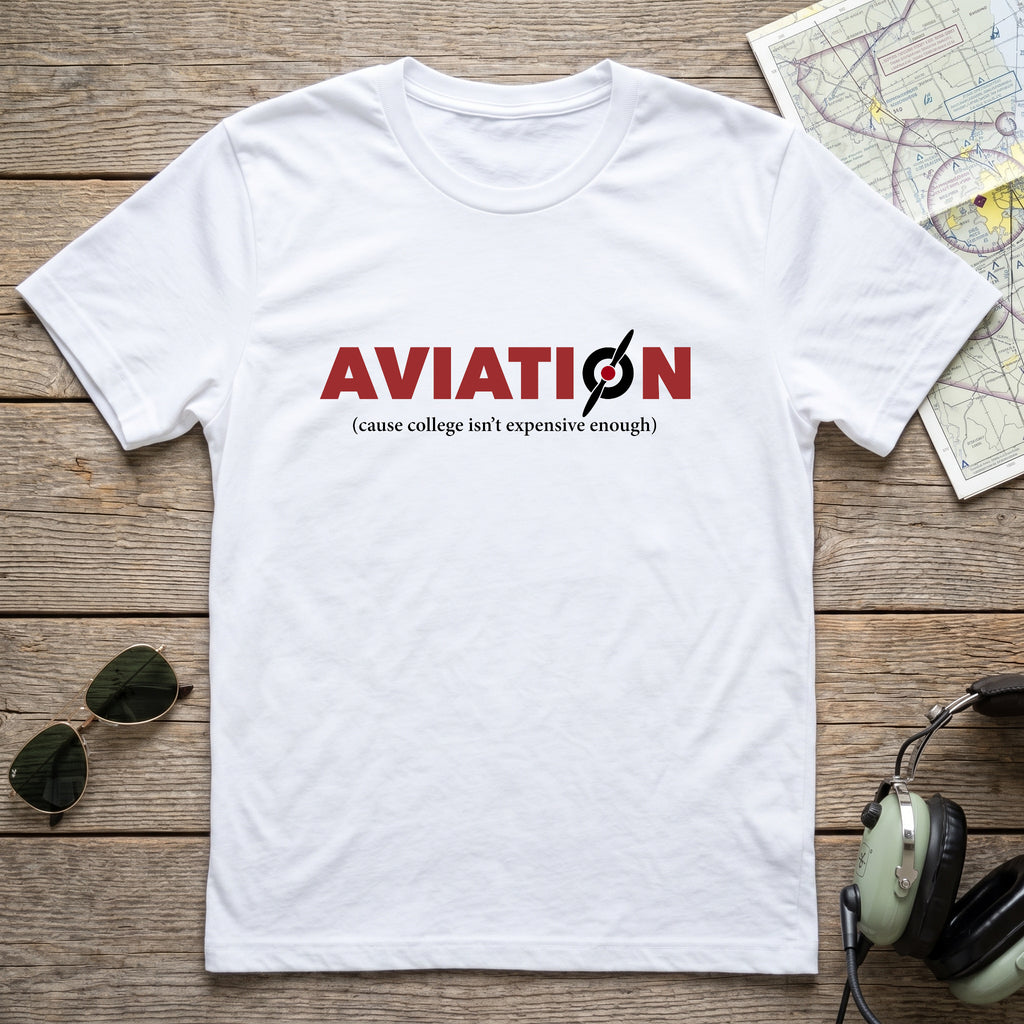 Aviation College Prop Aviation Tee