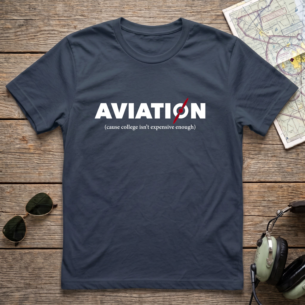 Aviation College Prop Aviation Tee