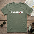 Aviation College Prop Aviation Tee