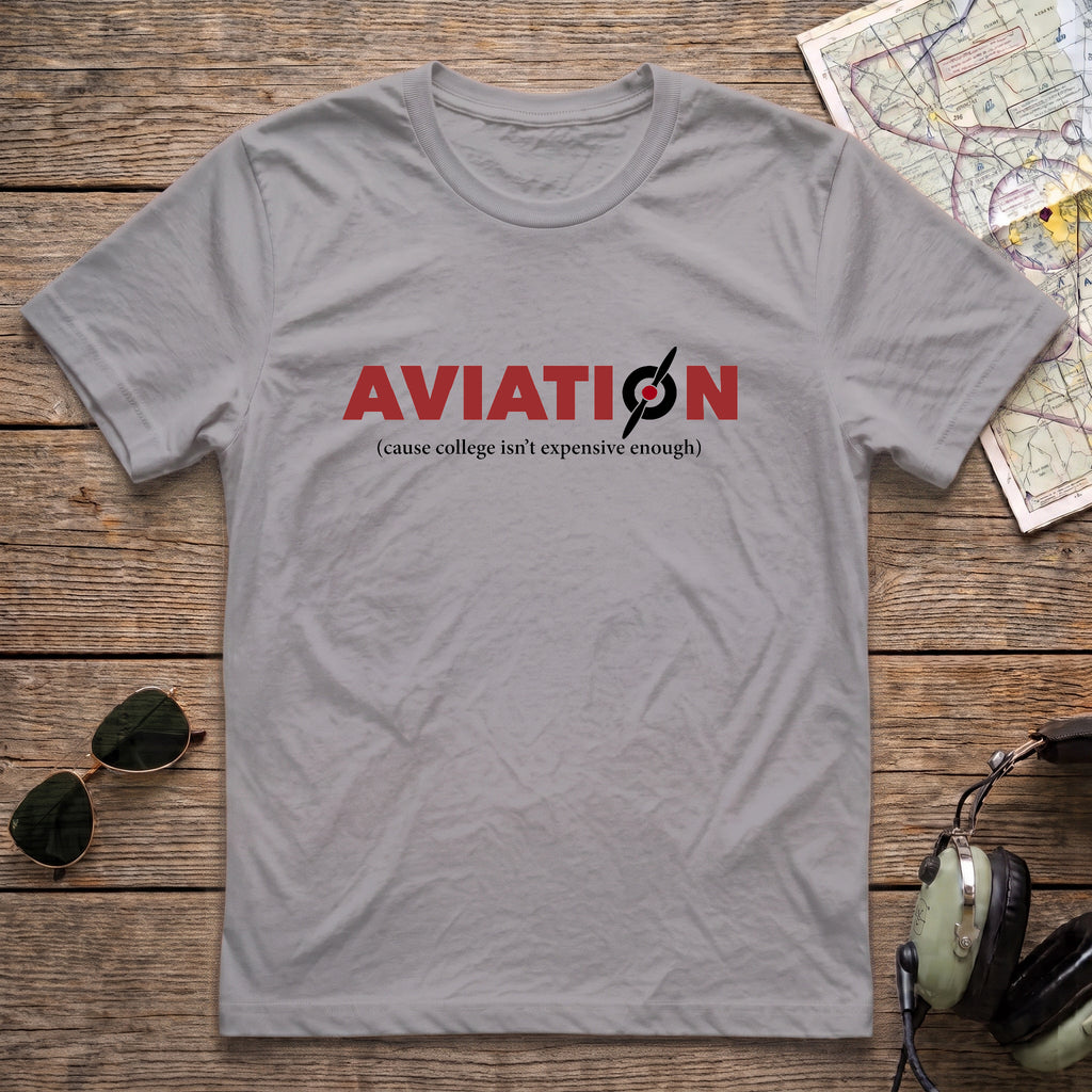 Aviation College Prop Aviation Tee