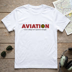 Aviation College Jet Aviation Tee