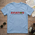 Aviation College Jet Aviation Tee