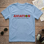 Aviation College Jet Aviation Tee