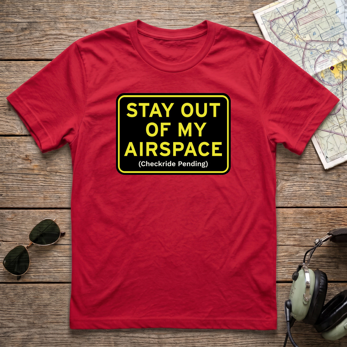 StayOut of My Airspace Aviation Tee