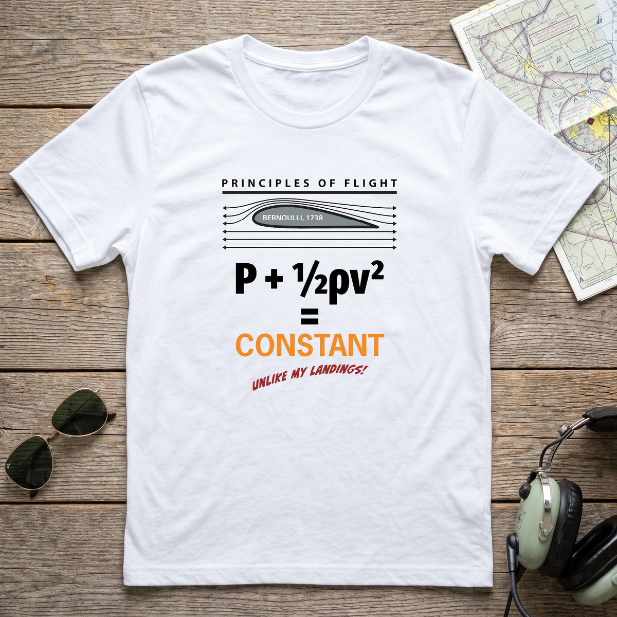 Bernoulli's Constant Aviation Tee