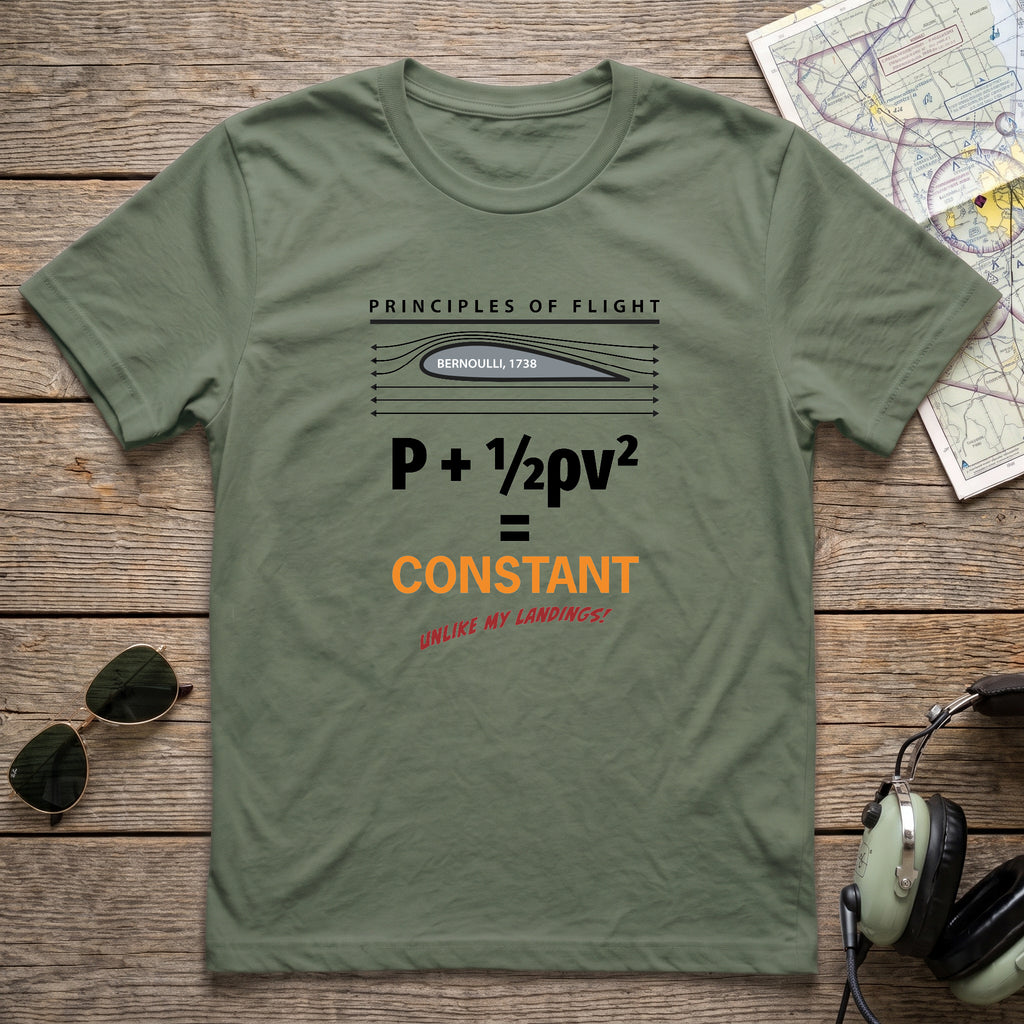 Bernoulli's Constant Aviation Tee