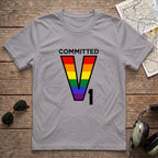 V1 Committed Rainbow Aviation Tee