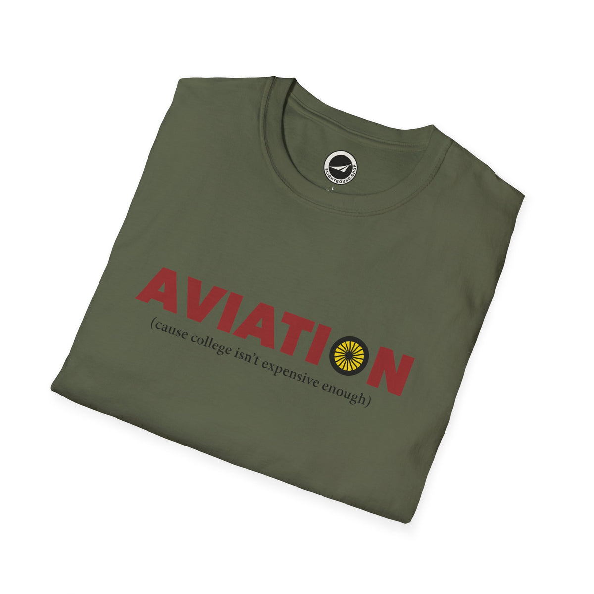 Aviation College Jet Aviation Tee