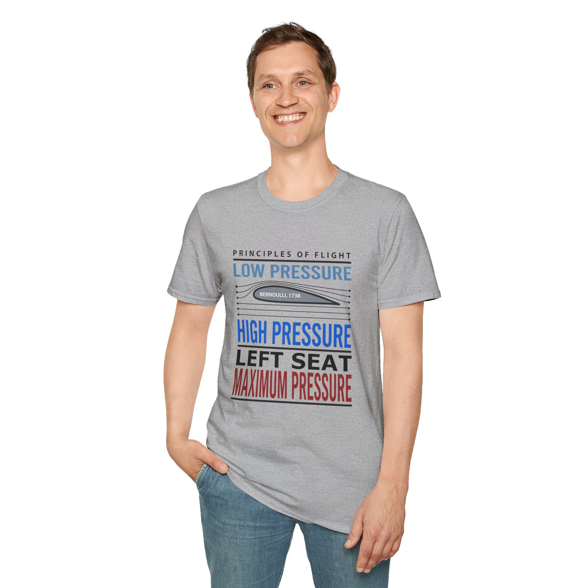 Left Seat Max Pressure Aviation Tee