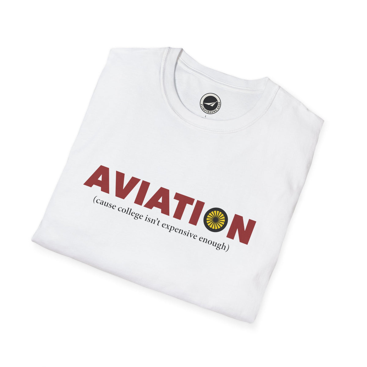 Aviation College Jet Aviation Tee