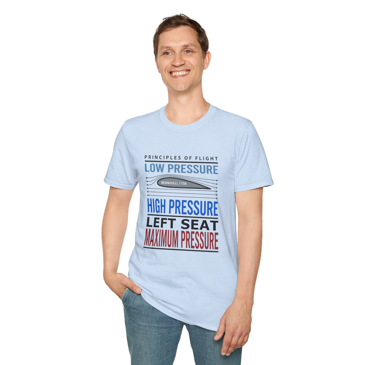 Left Seat Max Pressure Aviation Tee