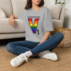 V1 Committed Rainbow Aviation Tee